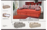 Négypárnás Hermina kanapé